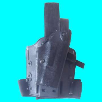 Tactical Black Leather Leg Holster.