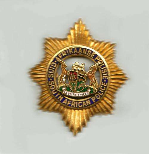 Old S.A.P High Ranking Officers Cap Badge.