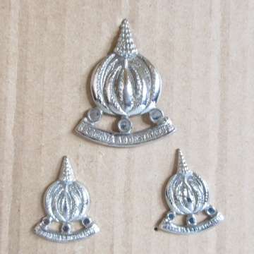 Finances Services Corps Cap And Collar Badges - All Screws And Pins Intact.