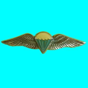 S.A Parachute Dispatcher Wing - 50 Jumps Or More  - Both Pins Intact.