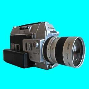 Canon Super 8 Auto Zoom 814 Video Camera With 7.5-60mm Zoom Lens.