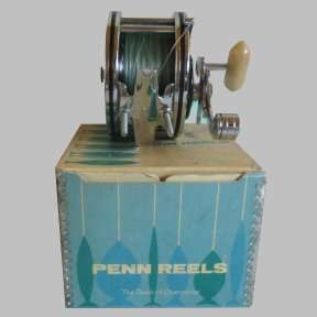 Vintage Penn Super Marine Wire Line Trolling Reel.