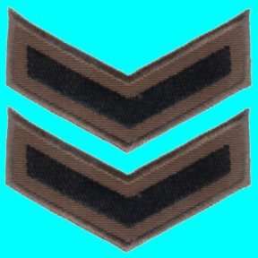 S.A.D.F Lance Corporal Stripe Insignia - Embroidered - Pair.