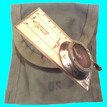 Special Forces "Field to Map" Compass and Bag as used by the Recces.