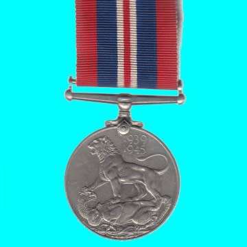 Second World War Full Size Medal - In The Name Of 191107 D.S Visser.