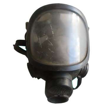 S.A.D.F. Armored Car (Noddy Car) Helmet complete with Full Face Gas Mask.