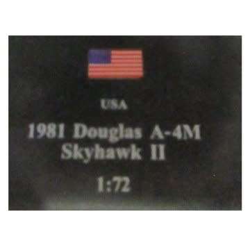 U.S.A - 1981 Douglas A-4M Skyhawk ll - Scale 1:72