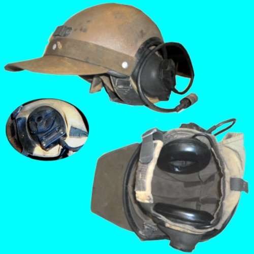 Border War S.A. Ratel (AFV) Helmet with Inner and all its fittings - Excluding its Microphone.