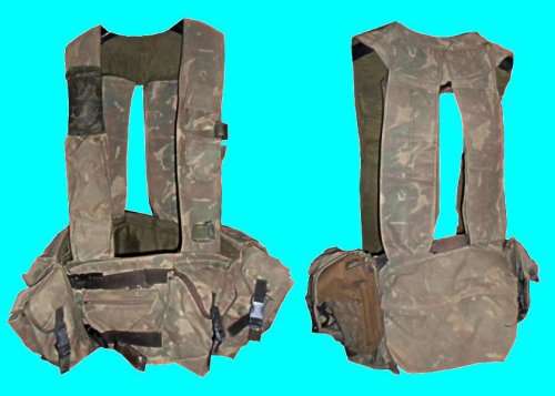 32 Battalion Summer Pattern Battle Jacket - Load Bearing Vest Webbng - A very scarce item.