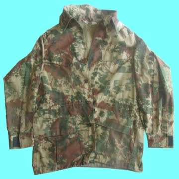 Rhodesian Used First Pattern S.A.P Camo Long Sleeve Jacket - Blommetjies Tyupe - Large.