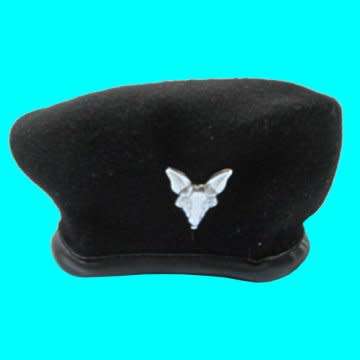 Army Intelligence Beret And Badge - New Beret.