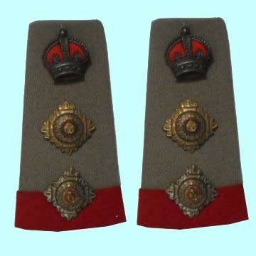 Second World War S.A British Colonel Rank Insignia With Red S.A Volunteer Marking.