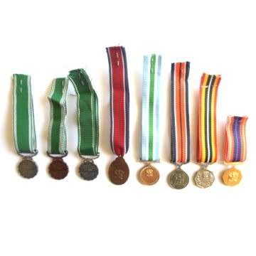 Eight Border War Period SADF Miniature Medals - Selling As  lot.