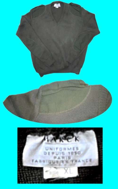 French Army Jersey (Could be Foreign Legion) Marck Uniforms Depuis 1850 Fabrique en France.