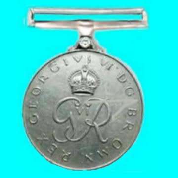 1947 Pakistan King George VI Independance Medal - Made out to 2107031  SPR Dalil Khan R.P.E.