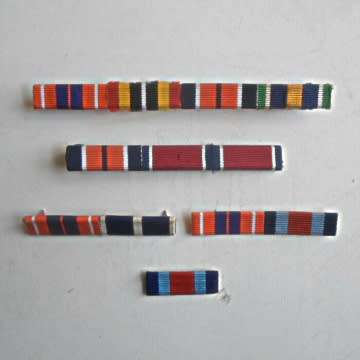 Border War Medal Ribbon Bars - Selling As A Lot
