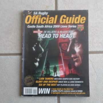 SA Rugby - Official Guide - Castle South Africa 2009 Lions Series