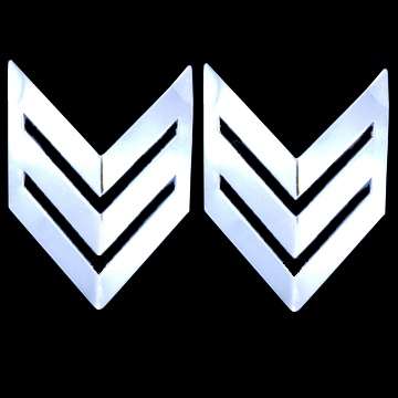 SWA Police Metal Sargent Stripes.