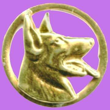 SA Police Dog Handler Breast Badge.
