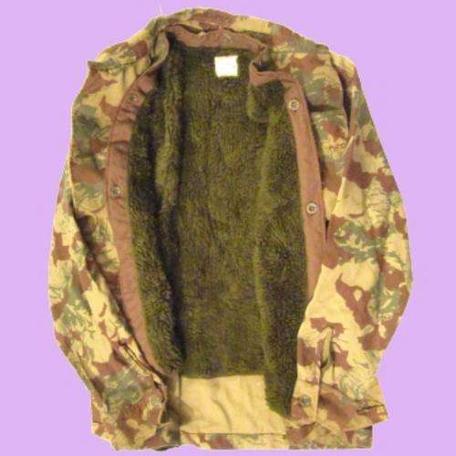 Old SA Police Camo Jacket with Woolen Inner and Camo-style Buttons.