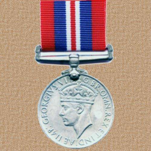 Second World Medal - 1939-1945 - Named.