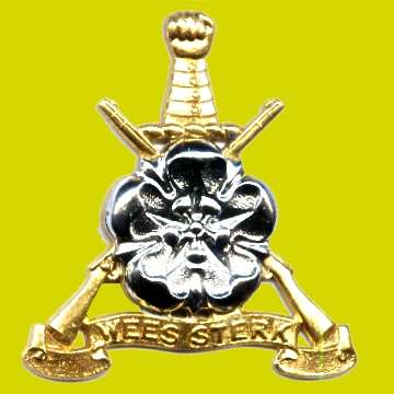 Regiment East Rand Cap Badge.