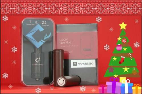 VAPORESSO TAROT 200W AND CERAMIC COIL TANK