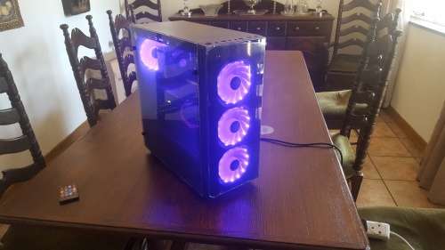 i5 6th Gen Gaming PC 8GB DDR4 RX570 RGB TEMPERED GLASS CASE!