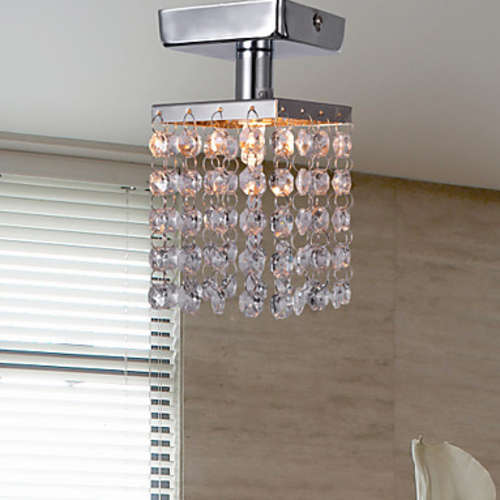 Mini Semi Flush Mount in Crystal ***2 IN STOCK***