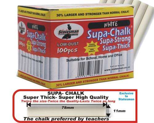 Supa Size White Chalk
