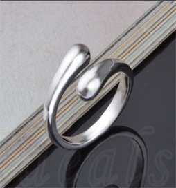 925 Sterling Silver Wrap  (With 925 Marking) Imported Filled Ring