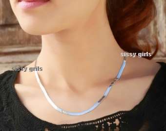 4mm 925 Sterling Silver Imported Filled Neck Chain
