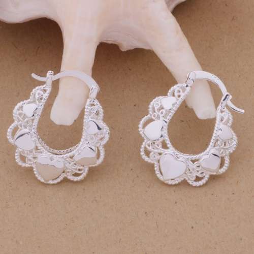 Eye Catching 925 Sterling Silver (with 925 Marking)Imported Filled Earrings