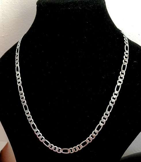7mm Burnish 925 Sterling Silver Imported Neck Chain Imported Filled Jewelry
