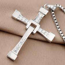 The Fast And Furious 7 Vin Diesel Dominic Toretto Cross Pendant Necklaces
