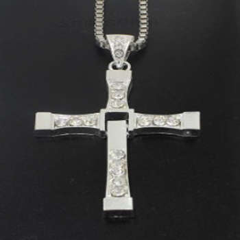 The Fast And Furious 7 Vin Diesel Dominic Toretto Cross Pendant Necklaces