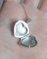 Sparkling Heart Shape Locket with 925 Sterling Silver Imported Filled Neck Chain