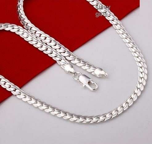 Quality 925 Sterling Silver Imported Filled Neck Chain