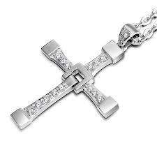 Stylish 925 Sterling Silver Cross Pendant Necklaces Filled Jewelry