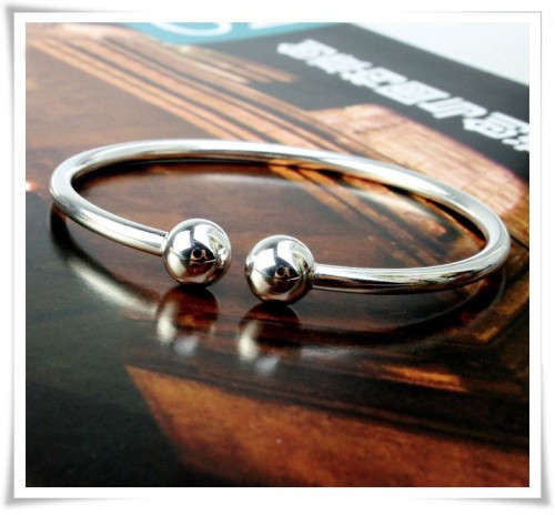 Impressive 925 Sterling Silver Unisex Cuff Bangle Imported Filled Jewelry