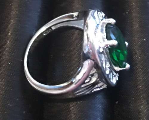 Pretty Cr Topaz in 925 Sterling Silver Ring Imported Filled Jewelry
