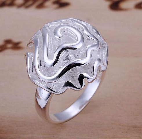 Eye Catching 925 Sterling Silver Rose Ring Imported Filled