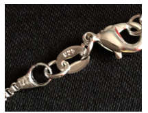 Eye Catching 925 Sterling Silver Locket with Matching 925 Sterling Silver  Chain Imported Filled
