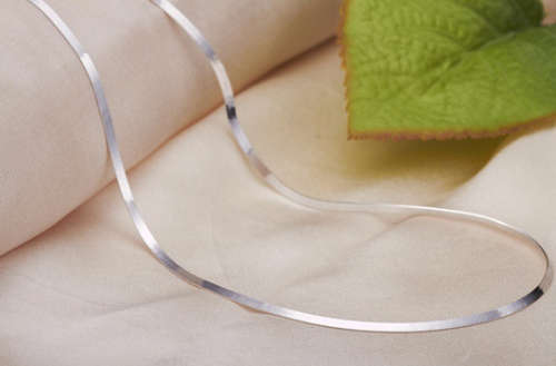 Elegant 925 Sterling Silver Imported Filled Neck Chain