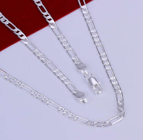 Stylish 5mm  925 Sterling Silver Imported Filled Neck Chain with 925 Marking