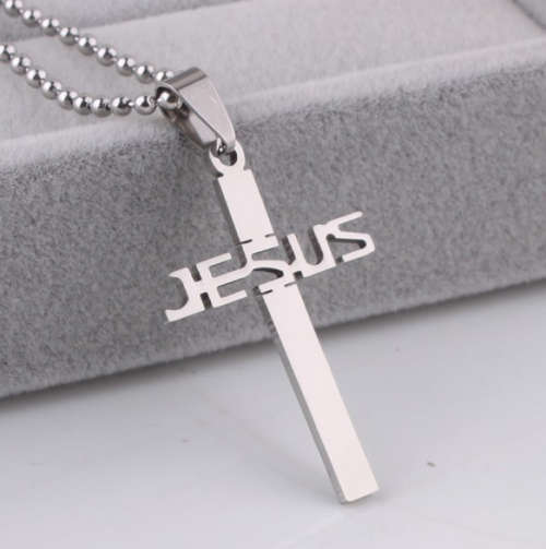 Awesome  316L Stainless Steel Cross Pendant with Unisex Neck Cain