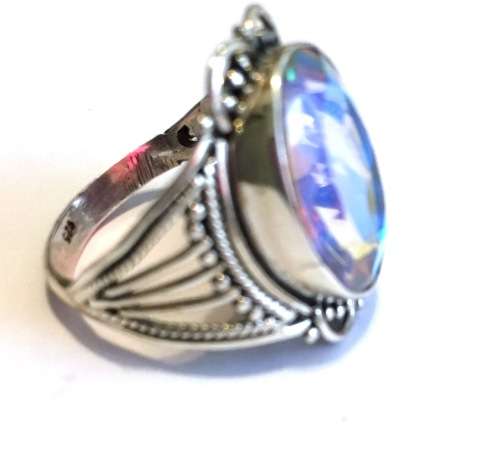 Gypsy Changing Emotion Feeling Changeable Gemstone in Genuine 925 Sterling Silver Ring