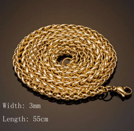 Exquisite 14ct Yellow Gold Filled Imported Unisex Neck Chain
