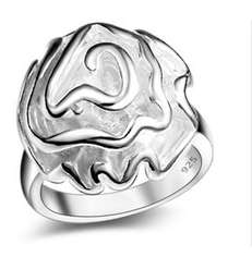 Eye Catching 925 Sterling Silver Rose Ring Imported Filled