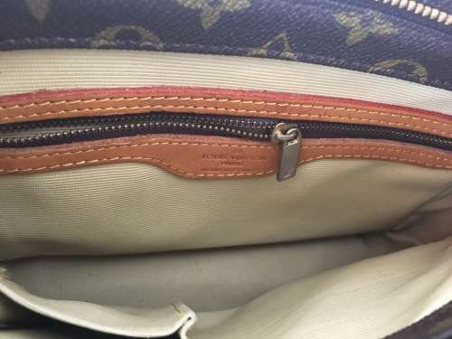 Authentic LOUIS VUITTON LOOPING MM Monogram Canvas Leather Shoulder Bag M51146